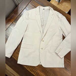 Men's Cream Blazer sports coat